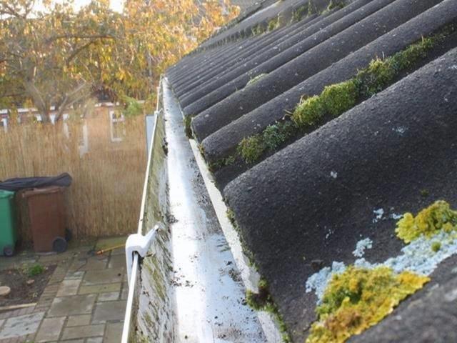Gutter After Cleaning