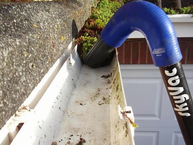 Gutter After Cleaning